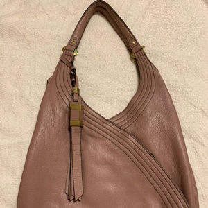orYany Mauve Leather Hobo